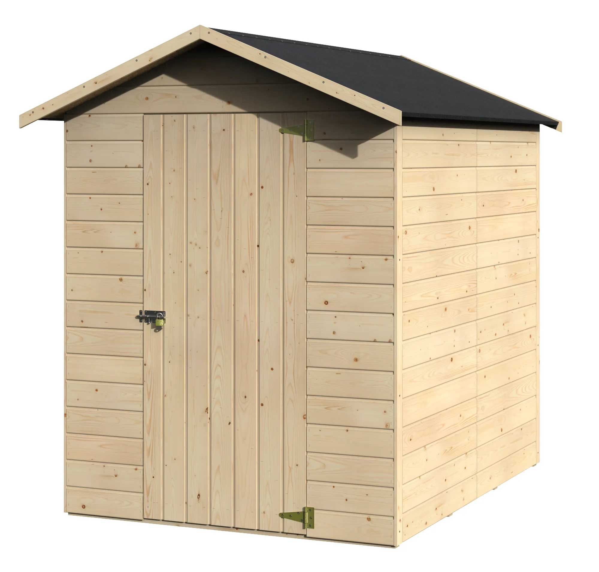 Abri de jardin bois, 3,12 m², Ep. 12 mm, Naterial Dolomite