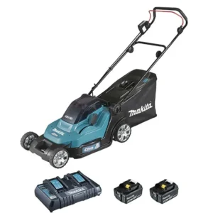 Tondeuse 36V LXT (2x5,0 Ah) 43 cm avec DC18RD - MAKITA DLM432PT2