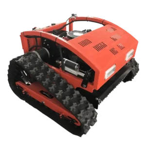 Tondeuse à fléaux sur chenilles télécommandée avec moteur 7,9 chevaux 225cc