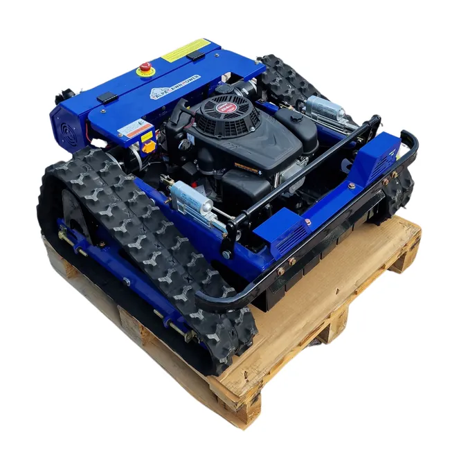 Tondeuse à gazon - Tondeuse à chenilles télécommandée avec moteur Loncin 7,9 chevaux 225cc – Image 5