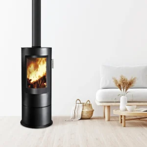 Poêle à bois SUPRA Chloe noir, 7.1 kW