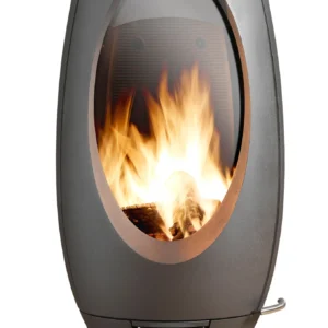 Poêle à bois INVICTA Ove noir, 10 kW