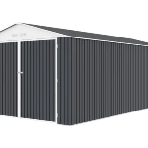 Garage en métal "Houston" 18,56m² - Anthracite